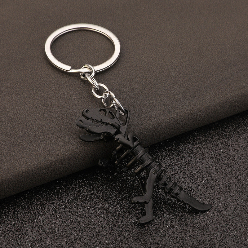 Tyrannosaurus Rex Dinosaur Skeleton Keychain Bag Charm