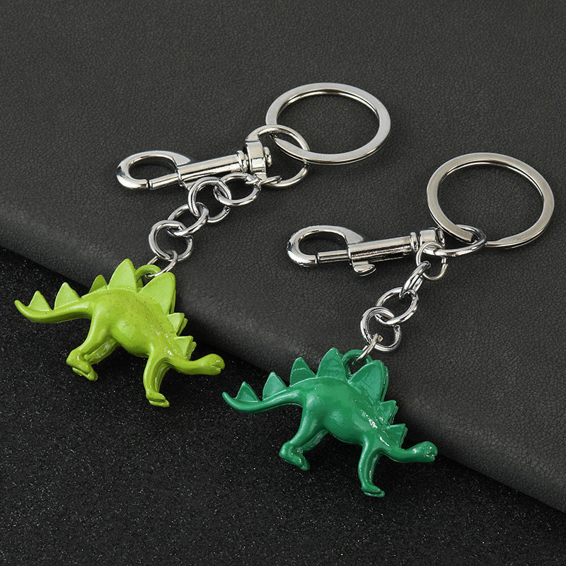 Stegosaurus Dinosaur Keychain Bag Charm